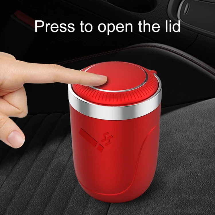 CRP3636_B6.webp Portable Car Stainless Steel Liner Cigarette Ashtray with Light - Image 7