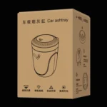 Portable Car Stainless Steel Liner Cigarette Ashtray with Light - Image 8