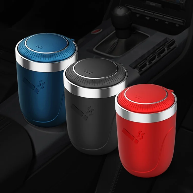 CRP3636_B8.webp Portable Car Stainless Steel Liner Cigarette Ashtray with Light - Image 9