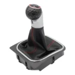 Car Shift Handball Gear Lever Gear Shift Knob for Volkswagen Golf 6, Gear Position: 5-stall - Image 2