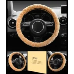 Car Universal Short Plush Warm Anti-skid Steering Wheel Cover, Adaptation Steering Wheel Diameter: 38cm - Image 6