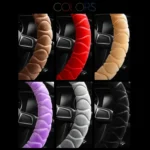 Car Universal Short Plush Warm Anti-skid Steering Wheel Cover, Adaptation Steering Wheel Diameter: 38cm - Image 3