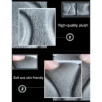 Car Universal Short Plush Warm Anti-skid Steering Wheel Cover, Adaptation Steering Wheel Diameter: 38cm - Image 4