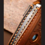 Hallmo Car Cowhide Leather Key Protective Cover Key Case for BMW Blade Style - Image 5