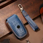 Hallmo Car Cowhide Leather Key Protective Cover Key Case for Old BMW - Image 7