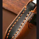 Hallmo Car Cowhide Leather Key Protective Cover Key Case for Old Mercedes-Benz E300L - Image 5