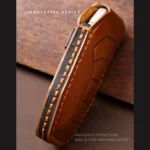 Hallmo Car Cowhide Leather Key Protective Cover Key Case for BYD - Image 5