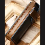 Hallmo Car Cowhide Leather Key Protective Cover Key Case for Trumpchi GS4 2021 B Style - Image 5