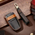 Hallmo Car Cowhide Leather Key Protective Cover Key Case for Haval H6 - Image 7