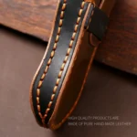 Hallmo Car Cowhide Leather Key Protective Cover Key Case for Geely Emgrand B Style - Image 5