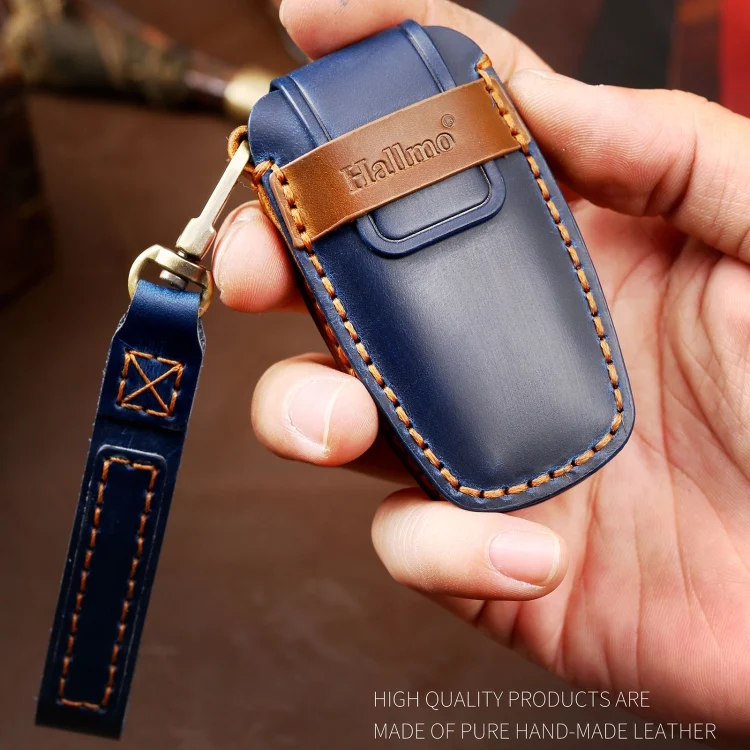 CRP3891_B3.webp Hallmo Car Cowhide Leather Key Protective Cover Key Case for Ford Focus B Style - Image 4