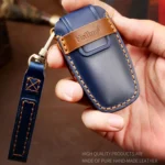 Hallmo Car Cowhide Leather Key Protective Cover Key Case for Ford Focus C Style - Image 4