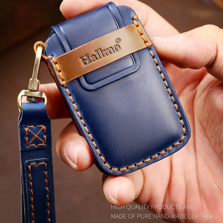 CRP3893_B3.webp Hallmo Car Cowhide Leather Key Protective Cover Key Case for Land Rover Discovery 5 A Style - Image 4