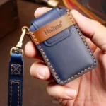 Hallmo Car Cowhide Leather Key Protective Cover Key Case for New Mazda Axela - Image 4