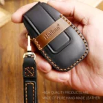Hallmo Car Cowhide Leather Key Protective Cover Key Case for Changan CS75 Plus - Image 4