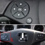 Car Multi-functional Steering Wheel Left Switch Button for Mercedes-Benz W204 / W212 / X204 2008-2015, Left and Right Drive Universal - Image 4