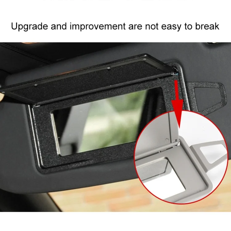 CRP4005_B4.webp Car Front Row Left Sun Visor Makeup Mirror for Mercedes-Benz S Class W220 1998-2005, Left and Right Drive Universal - Image 5