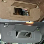 Car Front Row Left Sun Visor Makeup Mirror for Mercedes-Benz S Class W220 1998-2005, Left and Right Drive Universal - Image 6