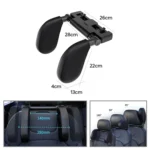 A05 Adjustable Car Auto U-shaped Memory Foam Neck Rest Cushion Seat Pillow with Hook & Mobile Phone Holder - Image 3
