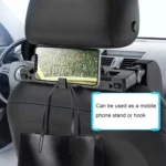 A05 Adjustable Car Auto U-shaped Memory Foam Neck Rest Cushion Seat Pillow with Hook & Mobile Phone Holder - Image 6