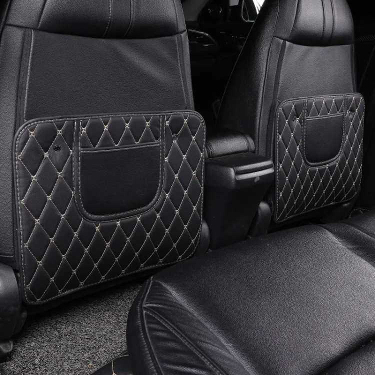 Car Half-inclusive Seat Back Anti-kick Mat Rear Anti-dirty Pad Small Size