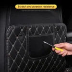 Car Half-inclusive Seat Back Anti-kick Mat Rear Anti-dirty Pad  Small Size - Image 6