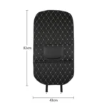 Car All-inclusive Seat Back Anti-kick Mat Rear Anti-dirty Pad Large Size - Image 2