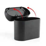 Vehicle Trash Can Bin Rubbish Bin Organizer Car-mounted Trash Storage Box - Image 5