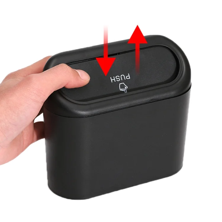 CRP4186_5.webp Vehicle Trash Can Bin Rubbish Bin Organizer Car-mounted Trash Storage Box - Image 6