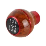 Car Shift Handball Gear Lever Gear 5-stall Wood Texture Shift Knob - Image 2