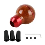Car Shift Handball Gear Lever Gear 5-stall Wood Texture Shift Knob - Image 4