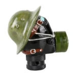 Universal Face Mask Shape Manual or Automatic Gear Shift Knob Fit for All Car - Image 2