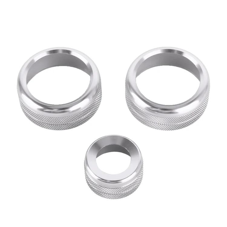 3 PCS Car Metal Air Conditioner Knob Case for BMW X1 / X2 / GT