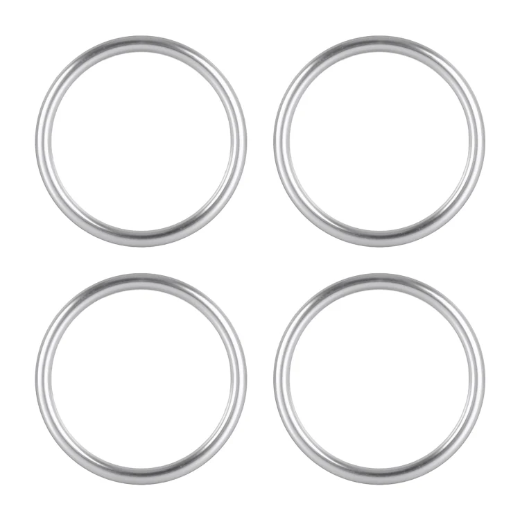 4 PCS / Set Air Conditioning Vent Metal Decorative Ring for Audi A1