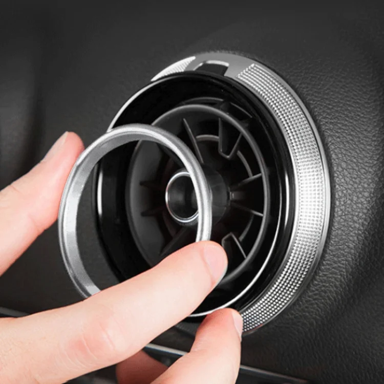 CRP4360S_4.webp 4 PCS / Set Air Conditioning Vent Metal Decorative Ring for Audi A1 - Image 5
