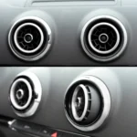 4 PCS / Set Air Conditioning Vent Metal Decorative Ring for Audi A1 - Image 6