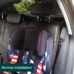 CSJY-3001 Car Children Safety Seat LATCH Interface Bracket Headrest Fixer - Image 8