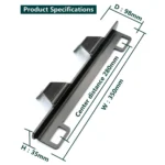 ZL-2016 Car Isofix Child Seat Interface Latch Retainer for Audi A4 / A6 - Image 3