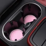 2 PCS Car Diamond Anti-skid Soft Rubber Water Cup Mat - Image 3