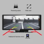 K880 Car 11 inch Widescreen 1080P 4G Center Console Driving Recorder Reversing Voice Control Android AR Navigator with Bluetooth Dongle - Image 6