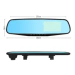 VS6 Car 4.3-inch Dual-lens HD Night Vision Driving Recorder Support Parking Monitoring / Motion Detection - Image 2