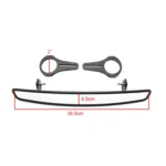 SFUITV-2 2.0 inch Car Modification Accessories HD Rear View Center Mirror for UTV - Image 2