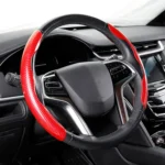 Car Universal Carbon Fiber Steering Wheel Cover - Image 5