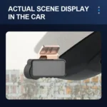 F22 3.16 inch 1080P HD Night Vision WiFi Connected Driving Recorder with In-car View Camera - Image 10