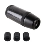 Universal Car Carbon Fiber Metal Gear Shift Knob(Black) - Image 7