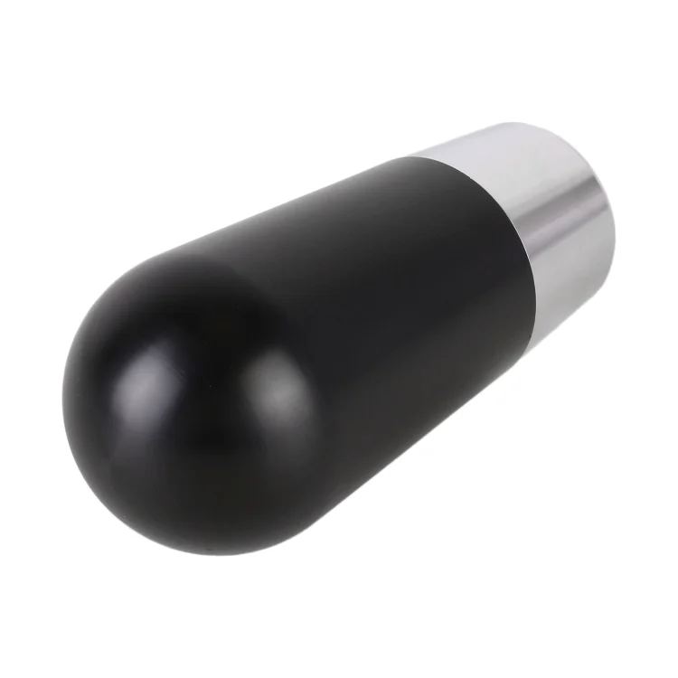 CRP4920B_2.webp Universal Car Small Ellipsoid Resin + Carbon Fiber Metal Gear Shift Knob - Image 3