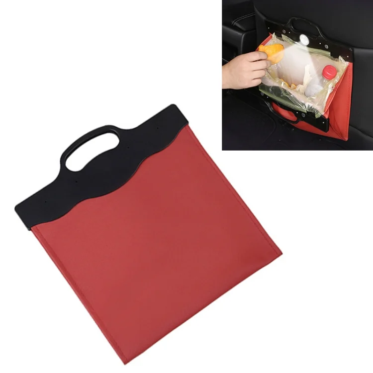Car Multi-functional Hanging Front Trash Can with LED Light, 32 x 28cm