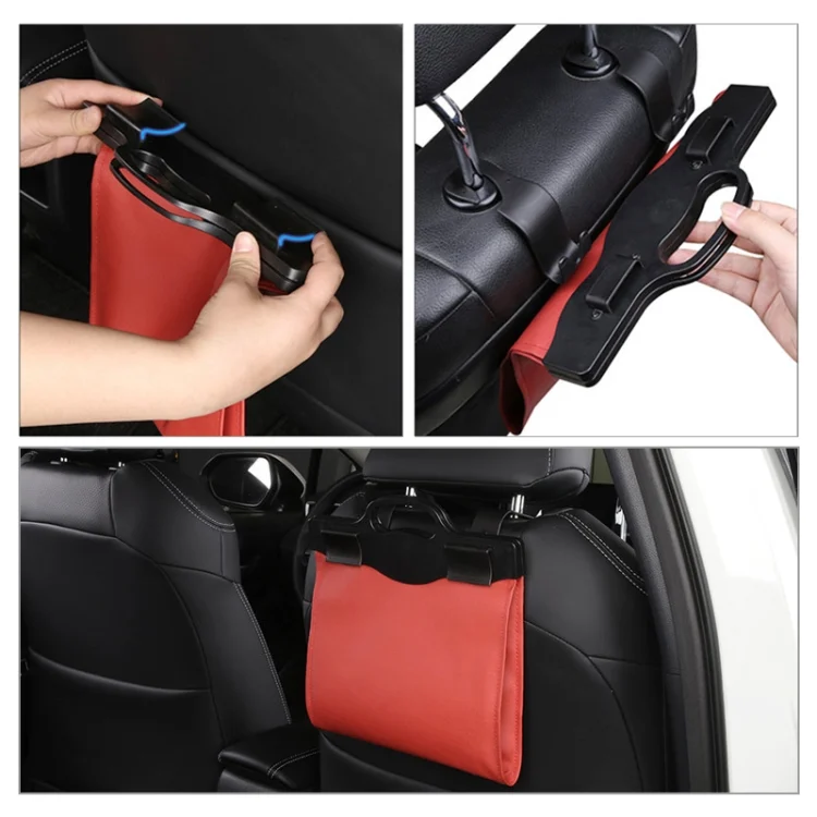CRP5047_B4.webp Car Multi-functional Hanging Front Trash Can with LED Light, 32 x 28cm - Image 5