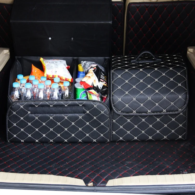 CRP5060_B4.webp Car Trunk Foldable Storage Box, Checkered Large Size: 54 x 32 x 30cm - Image 5