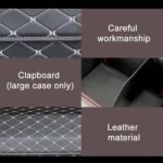 Car Trunk Foldable Storage Box, Rhombic Grid Middle Size: 40 x 32 x 30cm - Image 2